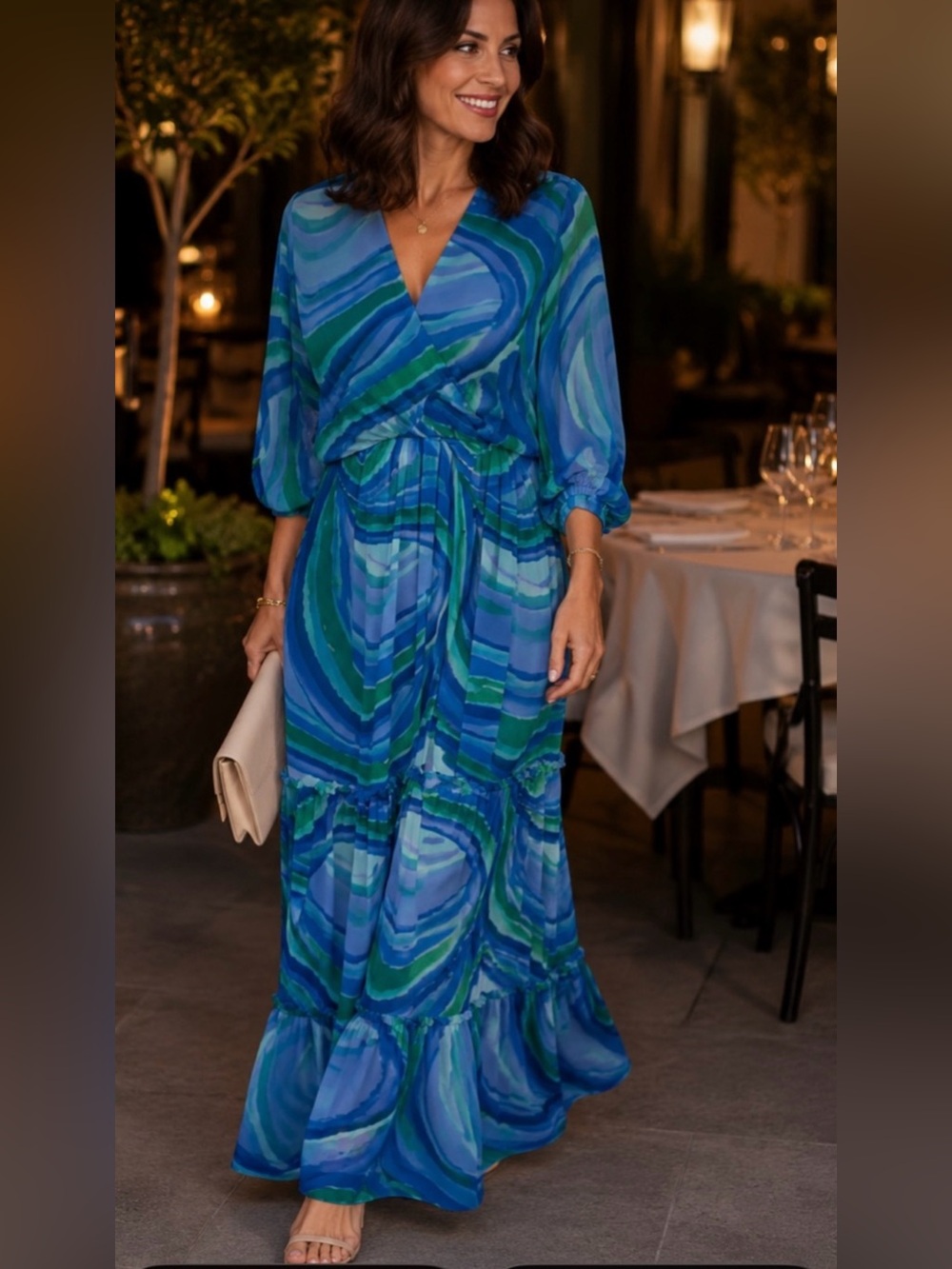 Taylor Chiffon Maxi Dress